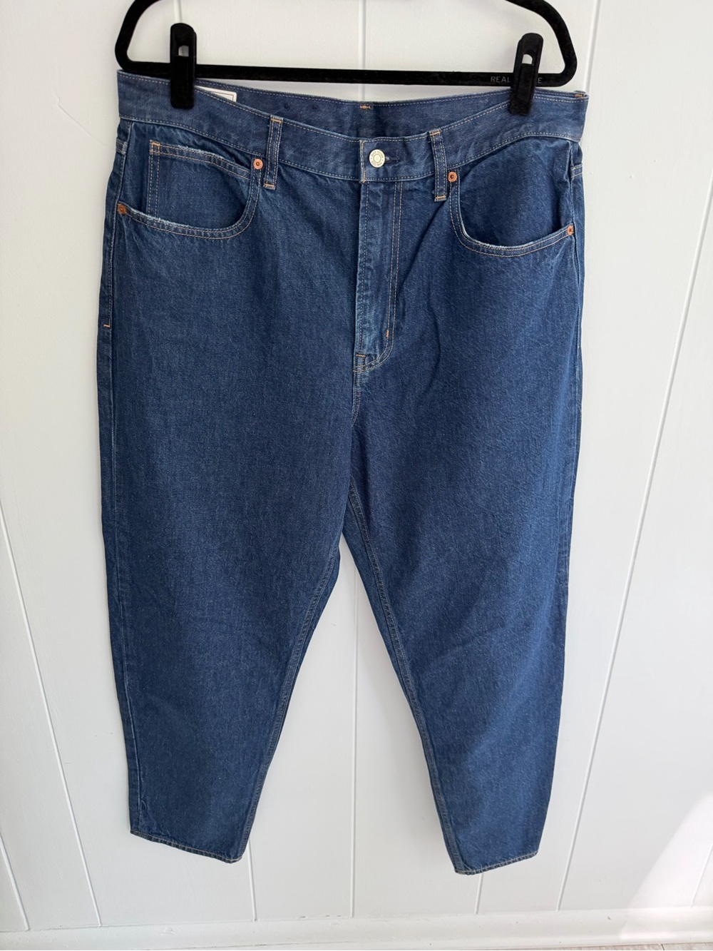 Gap High Rise Barrel Leg Jeans
